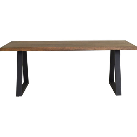 Eiken Matbord 200x100 cm Brun