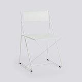 X-Line Stol Chalk white – pulverlackerat stål, Chalk white – pulverlackerat stål