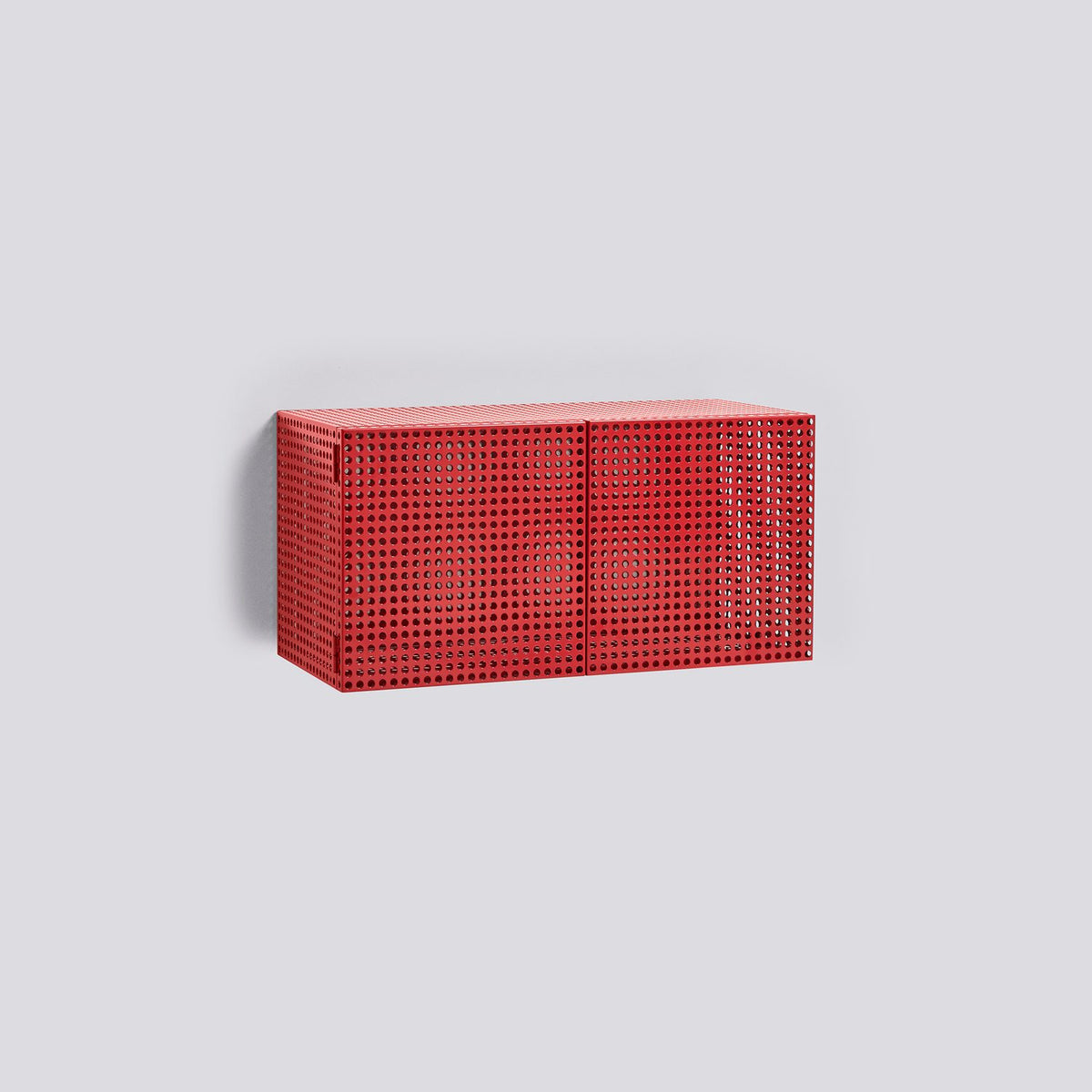Perforated Cabinet litet 89 × 40 × 45 cm Väggskåp Eggshell