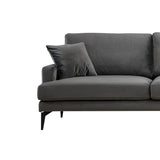 Quito Hörn (283-180 x 90 x 88 cm) Hörnsoffa Antracit, Vänster