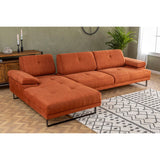 Windhoek Small (178 x 100 x 155 cm) Orange Hörnsoffa Vänster