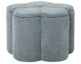 Bellis Sittpuff med Förvaring Ø60 cm Blå