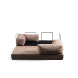 Tropea 2-sits bäddsoffa Brun
