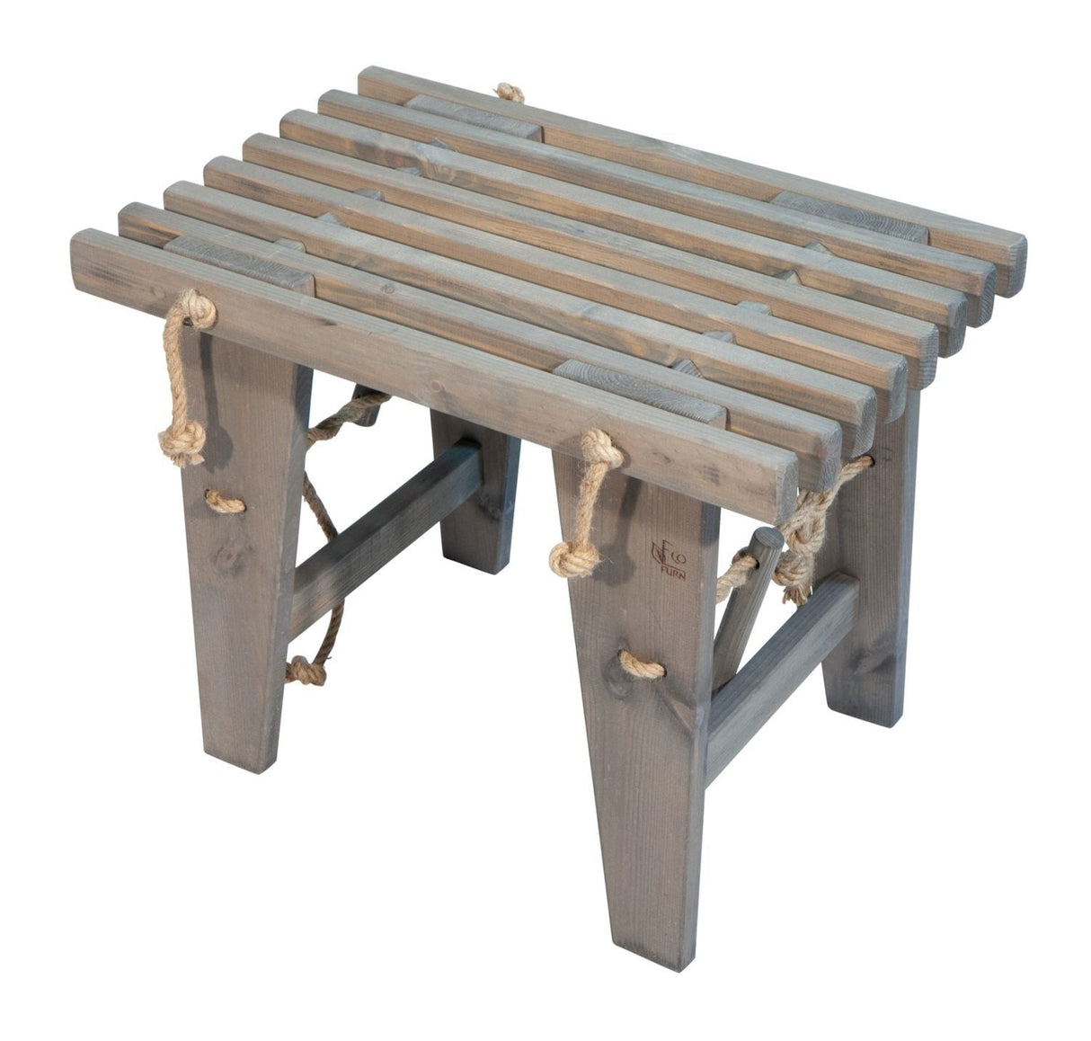 Ecobench 60 cm Oljad Furu Grå