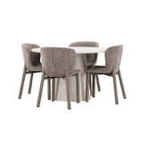 Lanzo, Astoria Runt matgrupp Brun, Beige, 4st