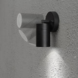 Modena GU10 Justerbar Vägglampa Ute Svart