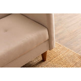 Manila (200 x 83 x 75 cm) Creme 3-sits bäddsoffa