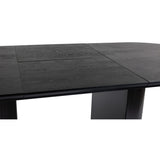 Chiba 180 cm Butterfly Matbord Svart Ek