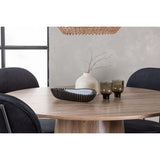 Lanzo, Stella Rund matgrupp Svart, Natur, 4st