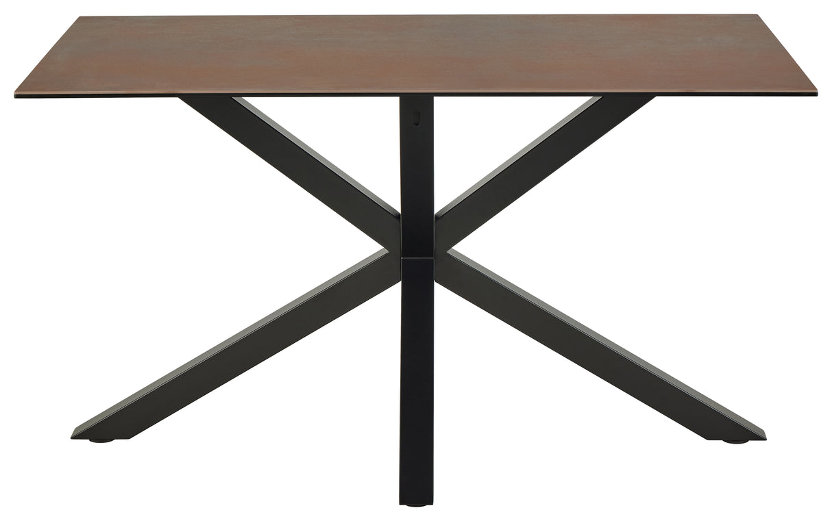 Verdun Matbord 135x80 cm Rostbrun Lemco