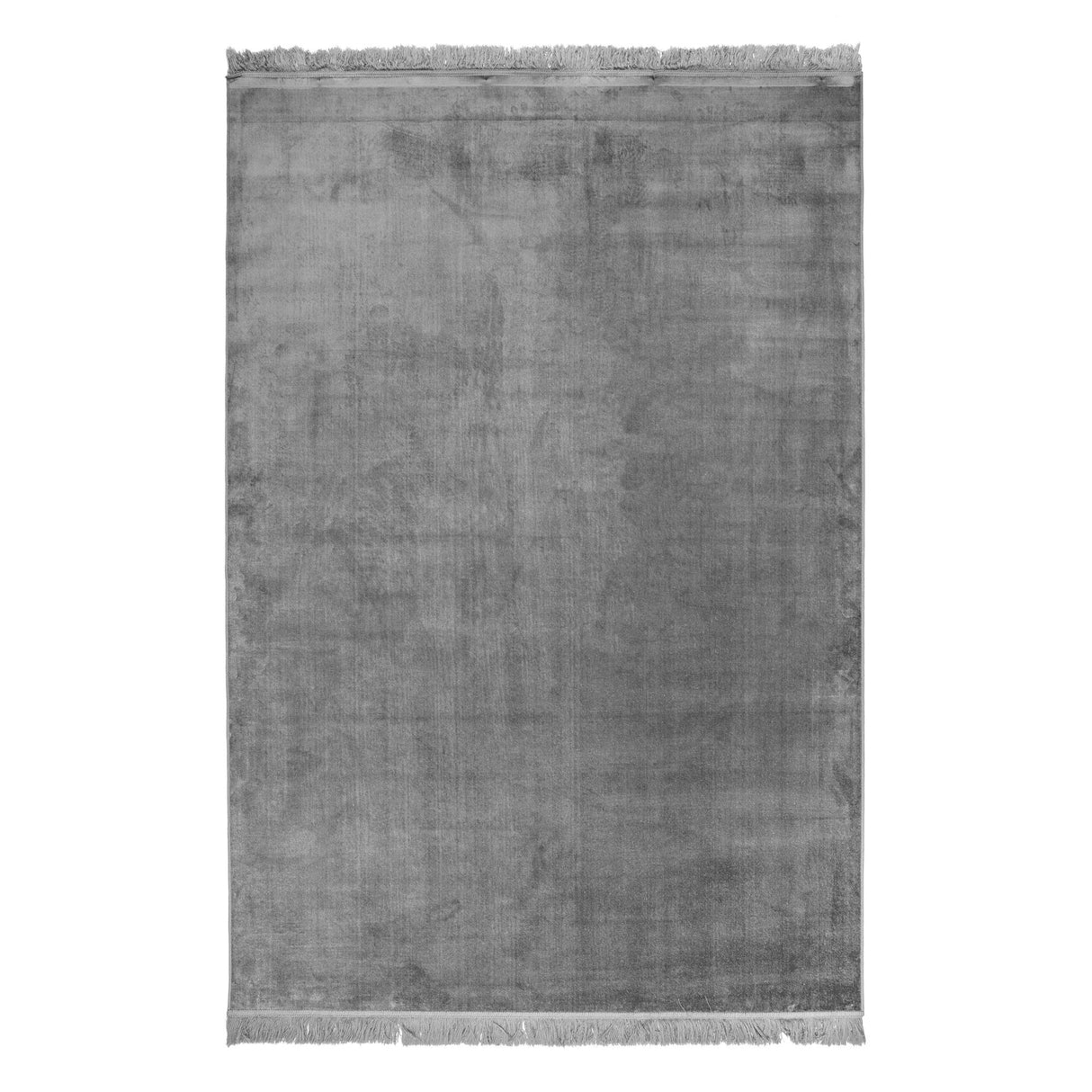 Mona Konstsilkesmatta 160x230 cm Mörkgrå