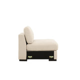 Salerno Hörnsoffa Beige, Mittdel