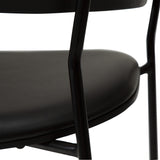 Crib Stol Vintage Black, Black Ash