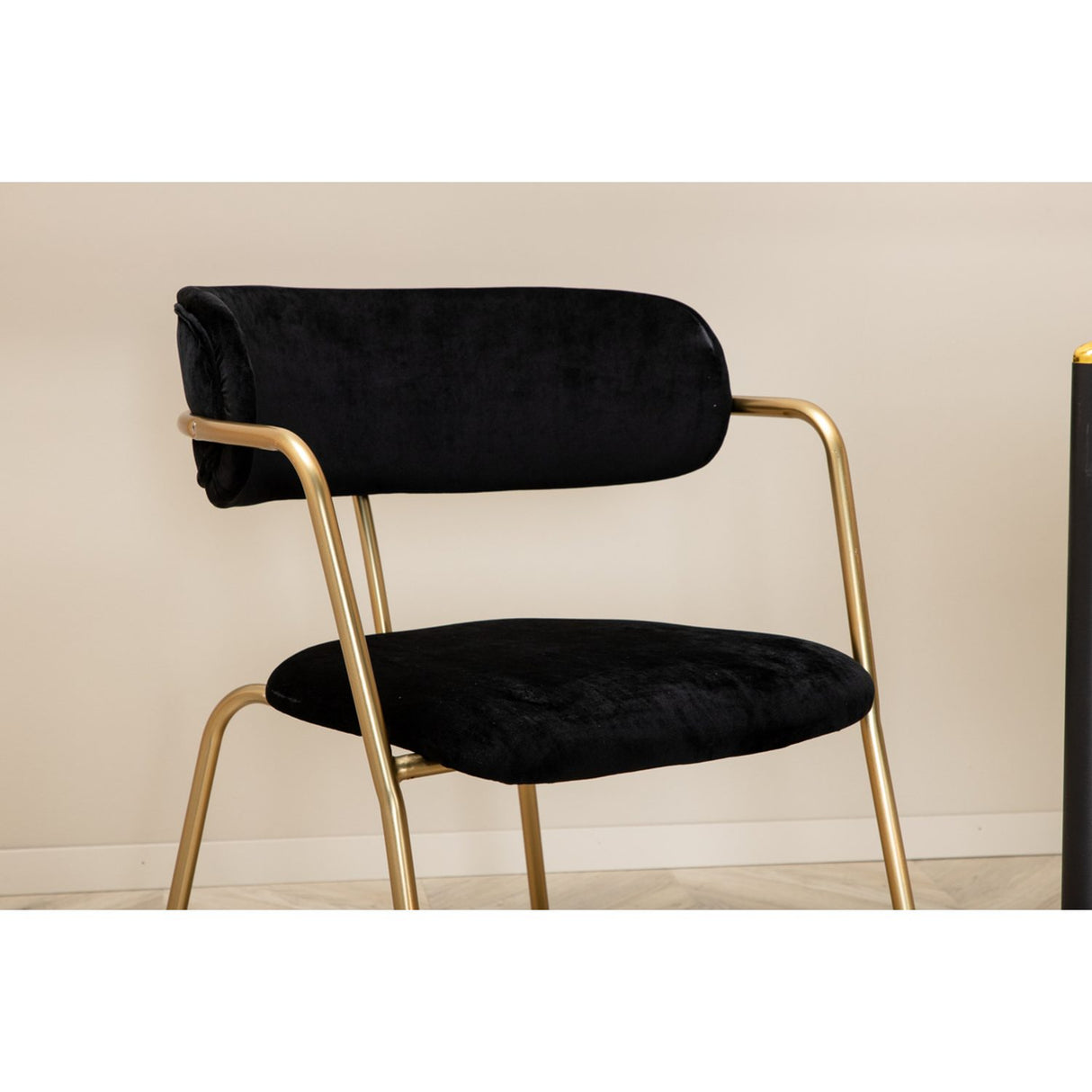 Pelle, Arrow Rektangulär matgrupp Svart, guld, Svart, 190 x 90