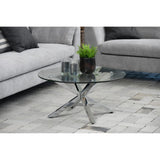 Verdun Soffbord 40x82x82 cm Krom