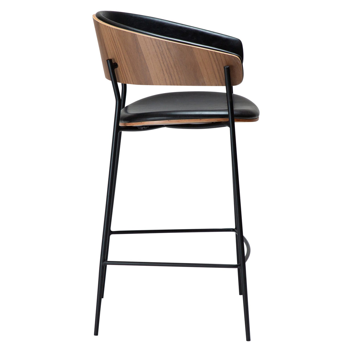 Crib Barstol Vintage Black, Walnut