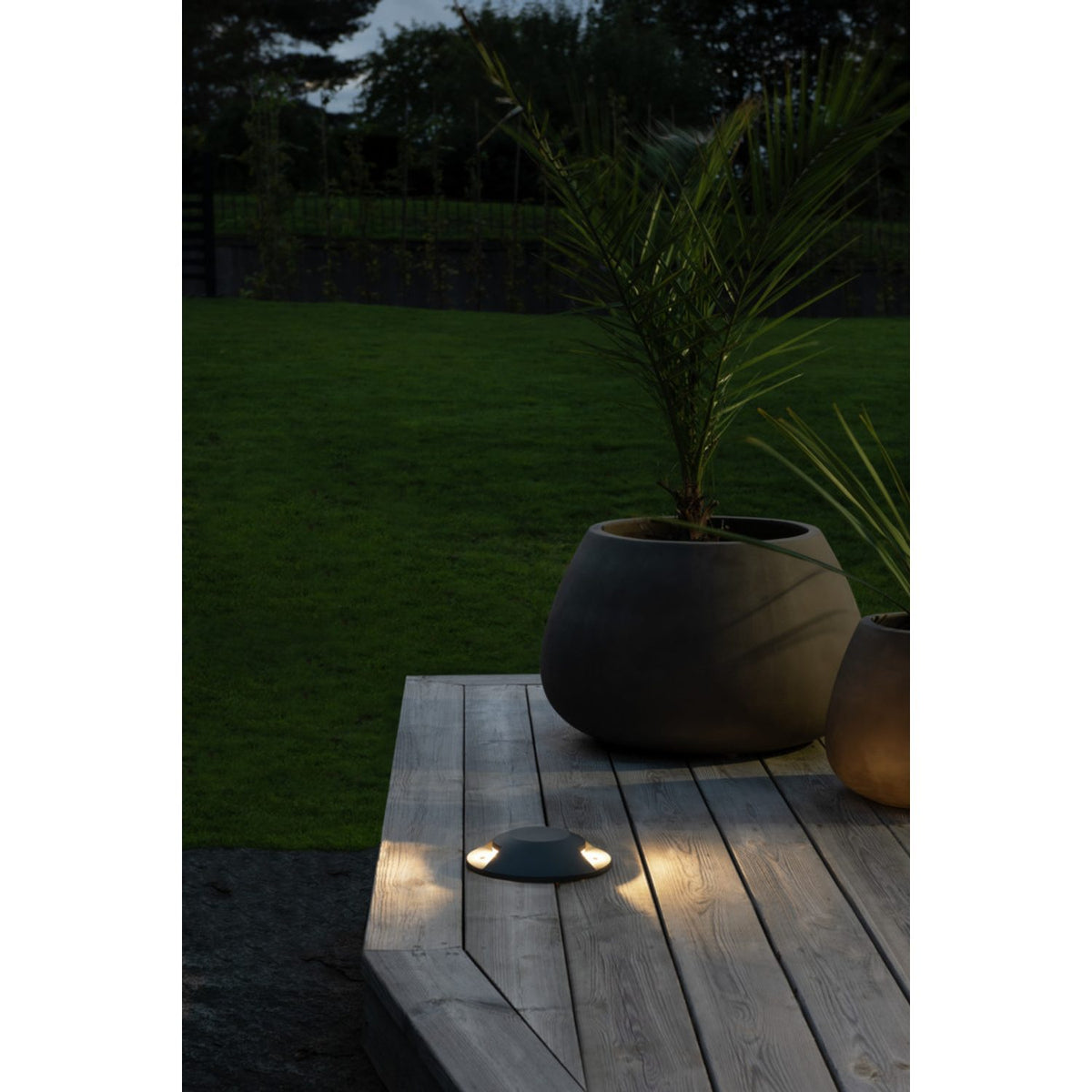 Mark/Deck LED Mörkgrå Spotlight Ute 10W, 2-vägs