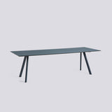 CPH 30 L200 × B90 × H74 cm Matbord Smokey blue – linoleum, massiv ek med vattenbaserad lack