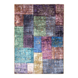 Siv patchworkmatta 200x290 cm Multi