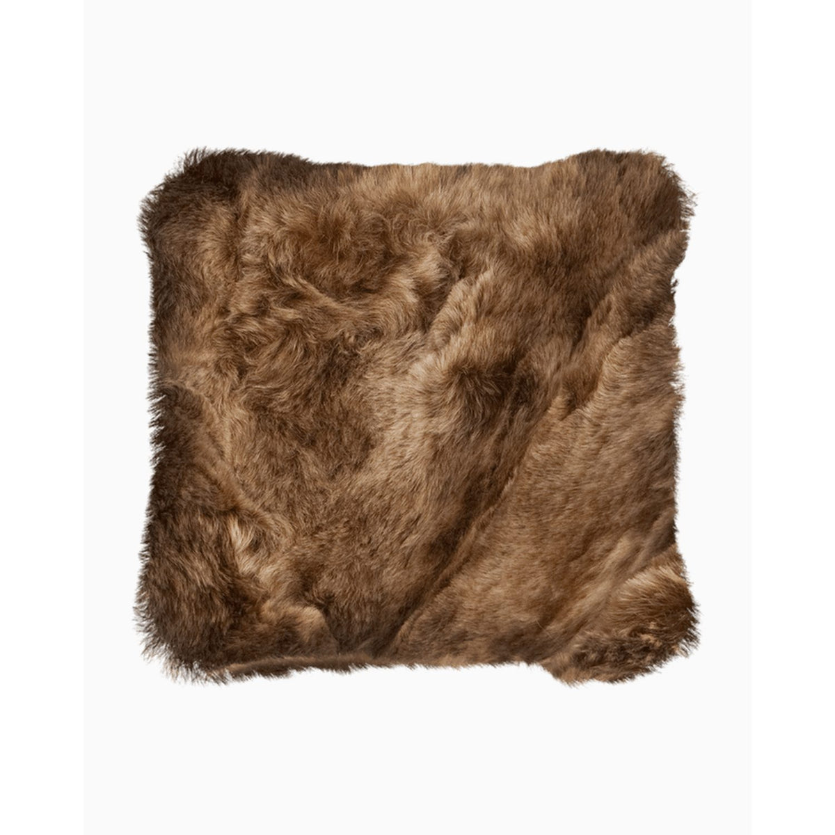 Iceland 50 cm Lammskinnskudde Shorn Brown