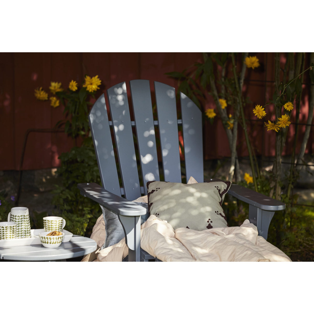 Tennessee Däckstol Stålgrå