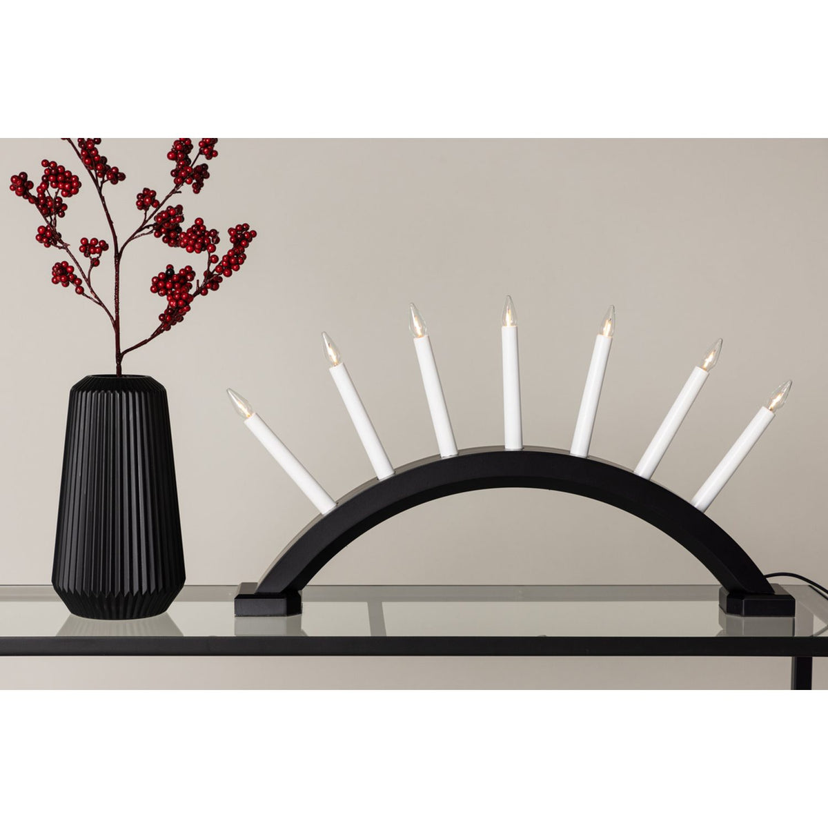 Kebnekaise Bordslampa Svart