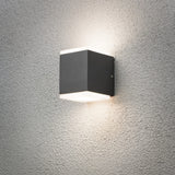 Monza Dubbel HP-LED 2x6W Mörkgrå Vägglampa Ute