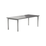 Cilo Rektangulärt matbord Silver