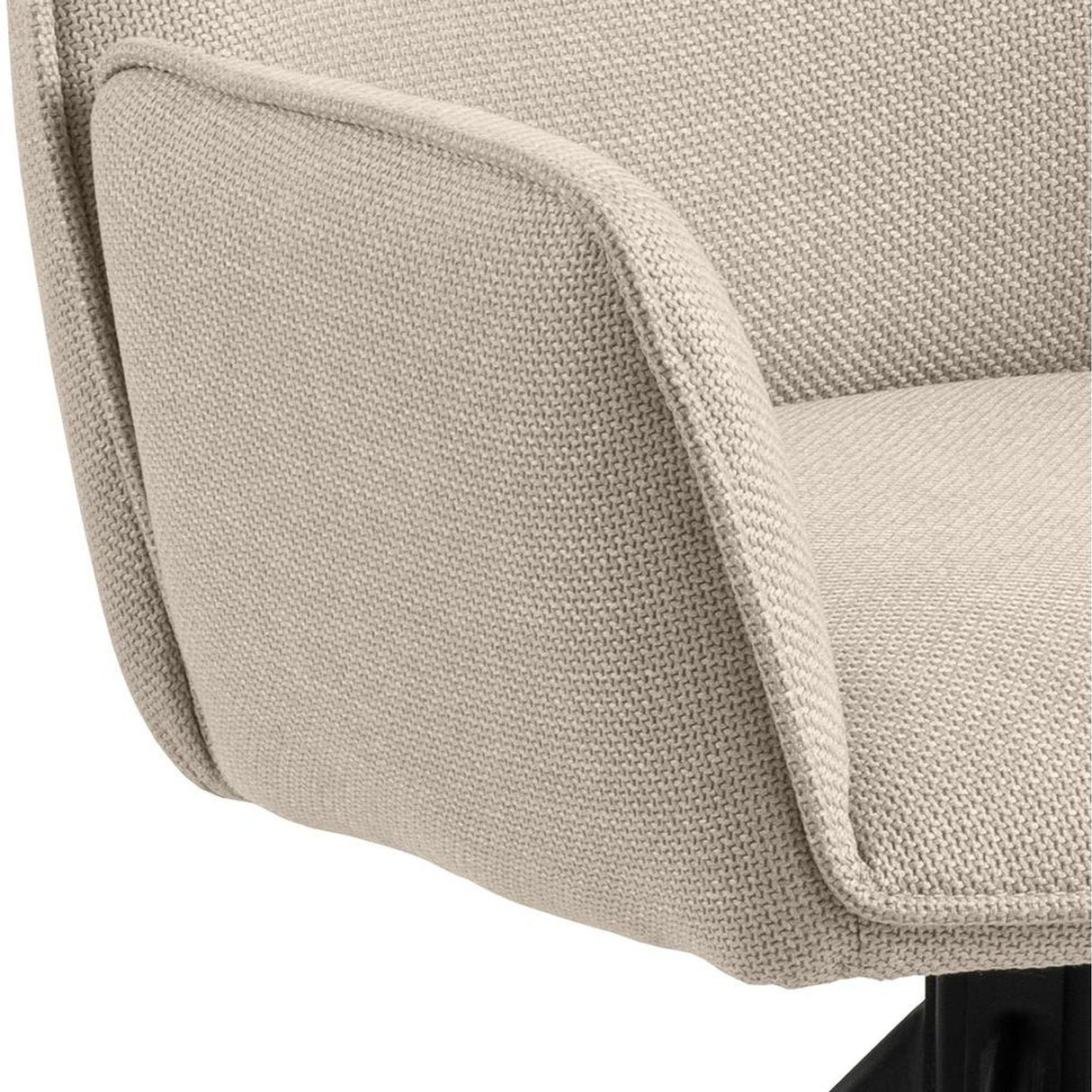 Bayonne Matstol med Armstöd Basel tyg Beige