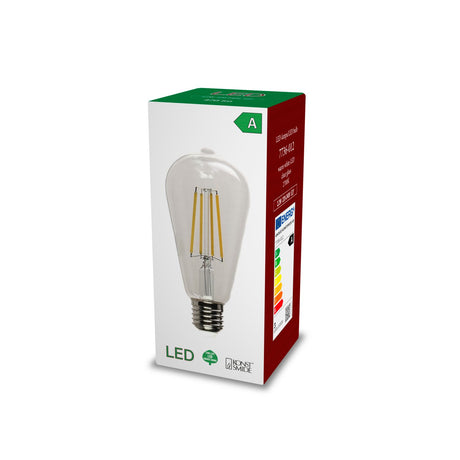 Glödlampa E27 LED ST64 Glödlampa Klar