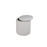 Limpen Puff Vit, Polyester teddy