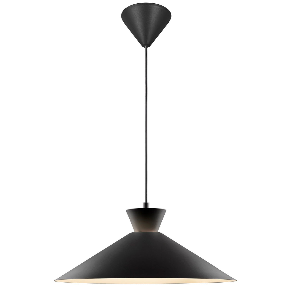 Dial Taklampa 45 cm, Svart