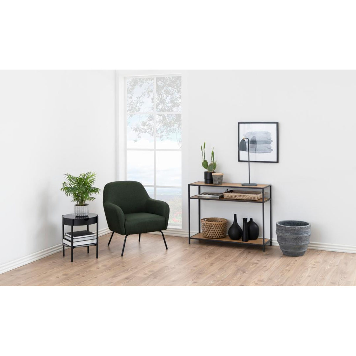 Seaford Konsolbord 79x100x35 cm Vild Ek