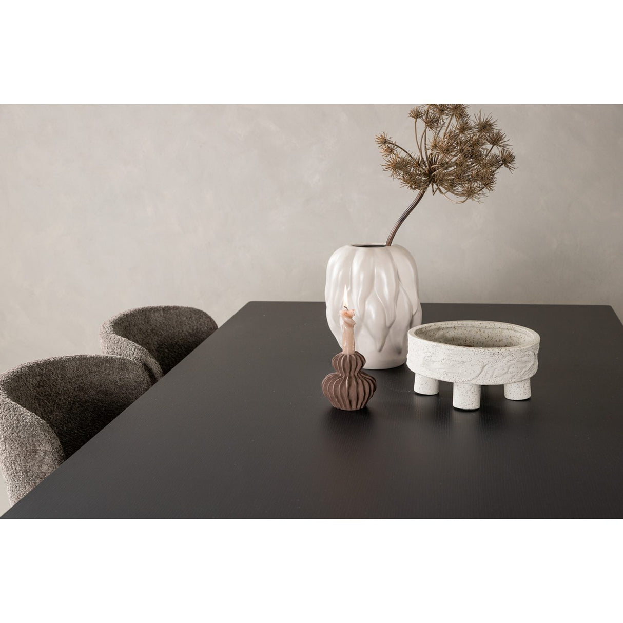 Vail, Modesto Rektangulär matgrupp Svart,Brun, Svart, 200 x 100