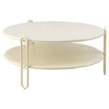 Blixt Soffbord ⌀85 cm Pearl White