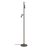 Makoto Satin krom Golvlampa