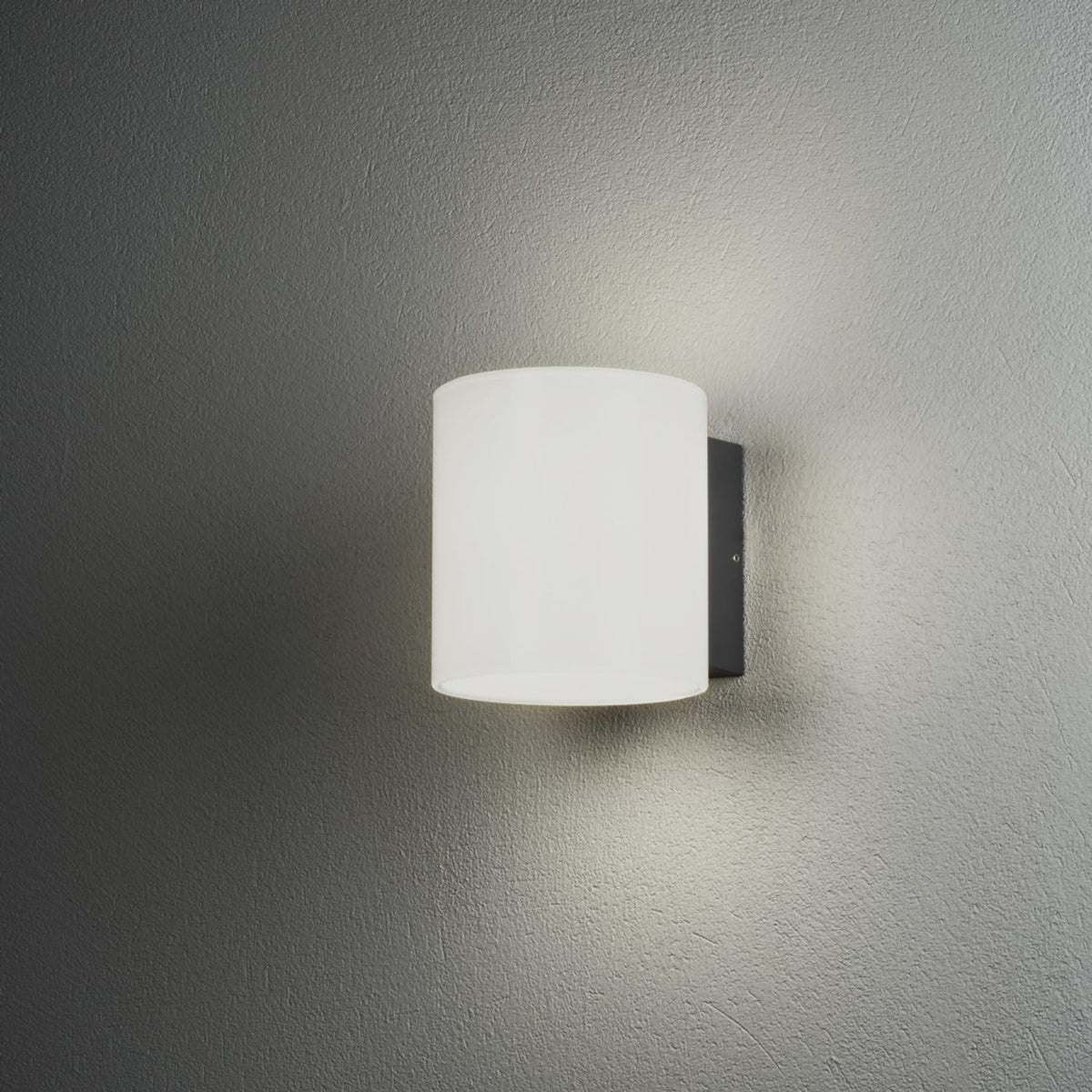 Foggia HP-LED 10W Mörkgrå/Opal Vägglampa Ute