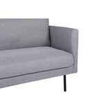 Zoom 3-sitssoffa Grå, Polyester