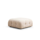 Vienna Beige L1-O1-1R-PUF (288 x 95 x 75 cm) Hörnsoffa Creme