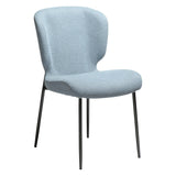 Glory Stol Blue Fog, Antique Brass