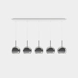 Mirror Ball Linear Pendelsystem LED Silver
