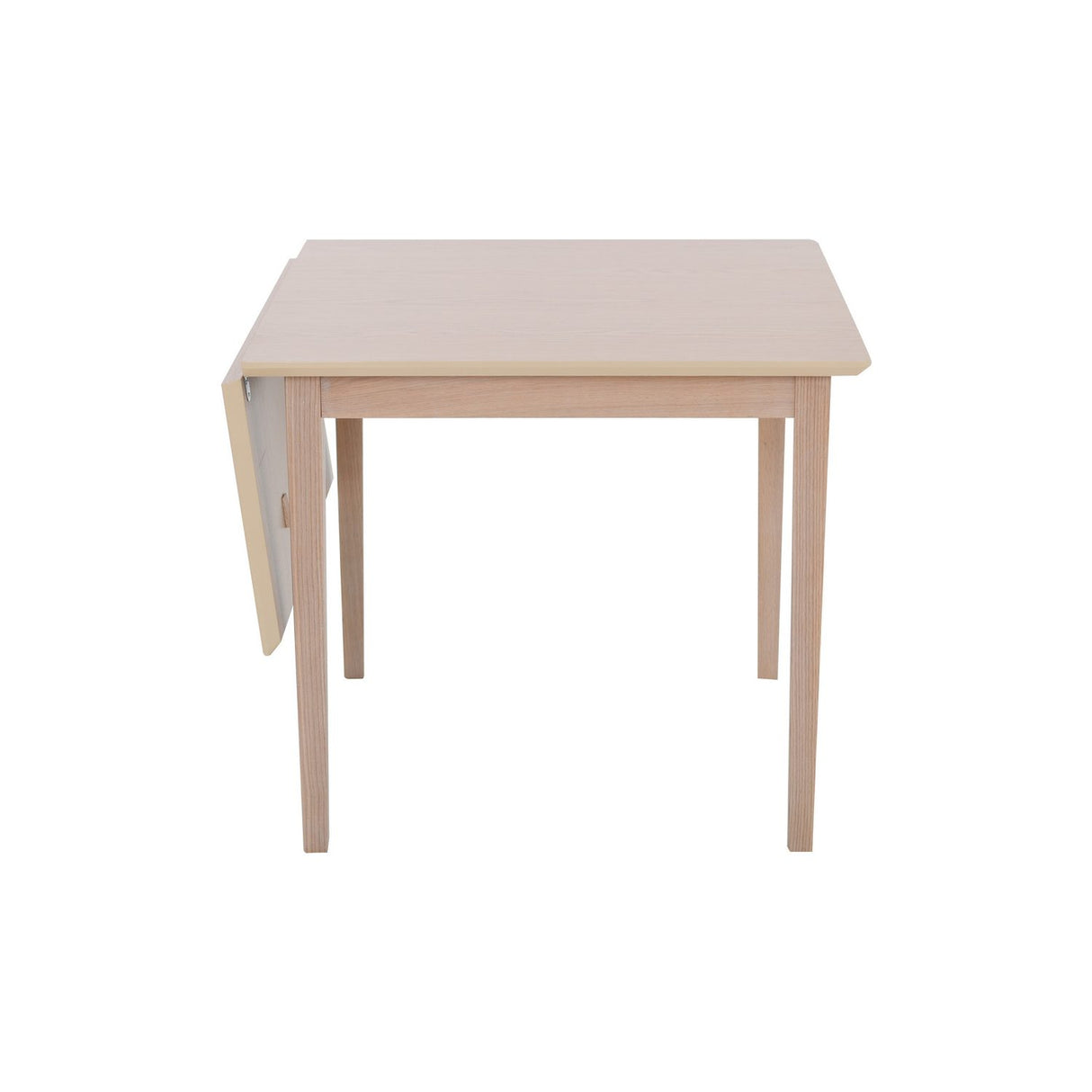 Linde med Klaff Matbord Vit, 85x85 cm