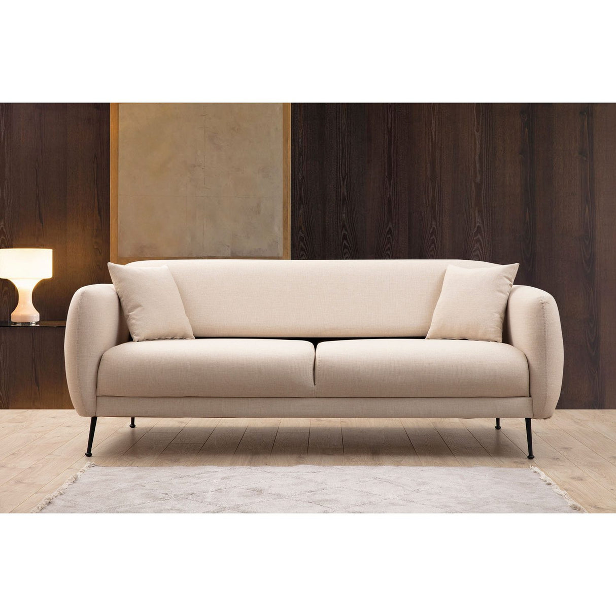 La Paz (214 x 98 x 85 cm) 3-sits bäddsoffa Beige