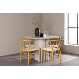 Olivia, Alfons Rund matgrupp Natur, Beige, ⌀110