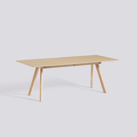 CPH 30 utdragbart L200 × B90 × H74 cm Matbord ekfaner med vattenbaserad lack