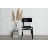 Polly Matstol Svart, Beige