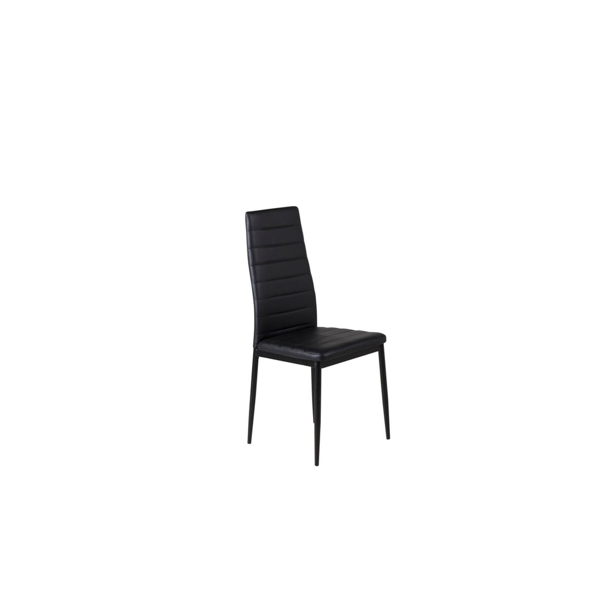 Slim Matstol Svart, PU, 48 x 98 x 42