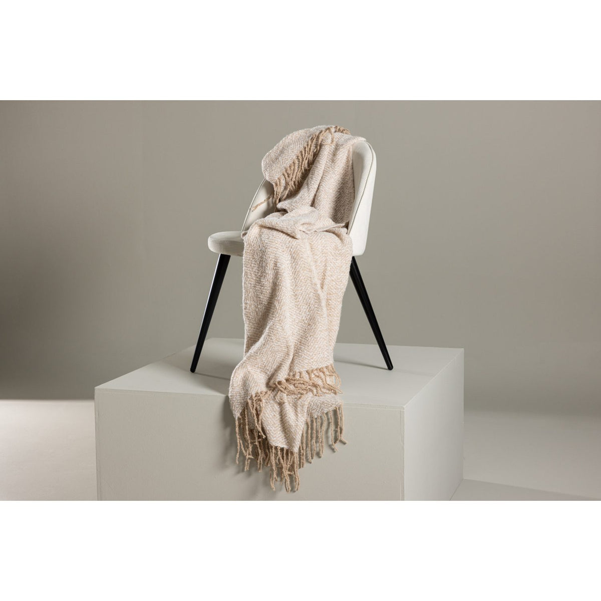 Toby Pläd Beige