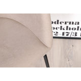 Berit Matstol Beige,Svart, Polyesterlinne, 55 x 78 x 55