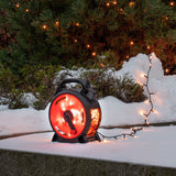 med Sladdvinda LED Svart Soft-cable Ljusslinga Ute 13.93m, Amber